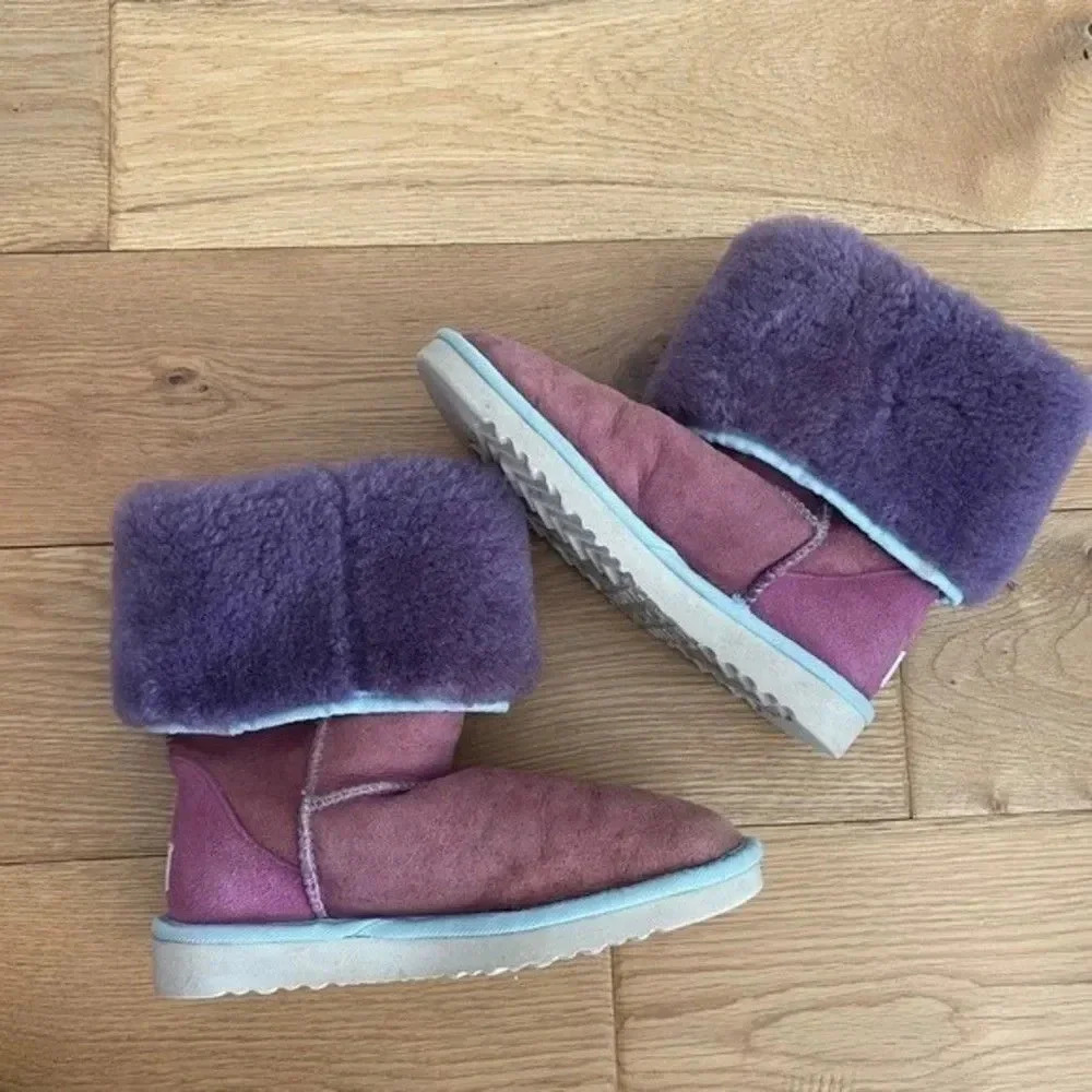 Ugg Tall Purple Winter Boots - Picture 4 of 13